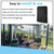 Rowing Machine Cover, Row Protector Accessories Compatible with Concept 2 Model C & D, Waterproof Dustproof 210D UV Resistant for Indoor Outdoor
