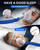 Meunmro 6.5ft CPAP Hose Cover for Heated Tubing, Double-Sided Thickened Cpap Tube Cover Compatible with Resmed Airsense Climatelineair 10&11 Tubes (Blue)
