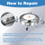 JOEJET Undercarriage Pressure Washer Attachment with 3 Extension Wands