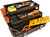 16-Inch Three-Layer Plastic Storage Box/Tool Box/Sewing Box Organizer, Multipurpose Organizer and Portable Handled Storage Case for Art Craft and Cosmetic