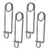 Minnow Trap Clips, Stainless Steel Live Bait Trap Lock Fasteners 4 Pack