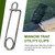 Minnow Trap Clips, Stainless Steel Live Bait Trap Lock Fasteners 4 Pack