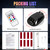 2026 Upgrade RGB Cab Lights for Trucks Lamp Wireless No Drill USB Rechargeable Roof Marker Light with Solar Assist LED Lights for Car SUV Motorcycle Remote Control 8 Colors (5 PCS)