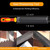 Heytaful Manual Pole Saw 30 FT Extendable Tree Pruner High Branches Trimming for Pruning Palms and Shrubs with Long Handle (Yellow)