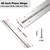 Heavy Duty Piano Hinge 48 Inch x 3 Inch Width, True 0.060'' Thick Stainless Steel Piano Hinge for Heavy Duty Cabinet, Door, Toolbox, Wooden Box, Metal Plate, Furniture, Industrial Project
