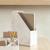 BIGSO VIKTORIA Magazine File with Labelling Label - Magazine Rack Made from 100% Recycled Fibreboard and Paper - Standing Folder for Files, Documents or Magazines - Pink