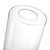 Hedume 6 Pack Clear Glass Shades Replacement, 5.7" Height - 3.5" Diameter - 1.7" Fitter, High Transmittance Clear Cylinder Glass Lamp Shade Replacement for Wall Sconces, Pendant Light, Floor Lamps