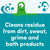 Oh Yuk Healthy Hot Tub Cleaner, Hot Tub Cleaner for Indoor and Outdoor Hot Tubs and Spas - 16 Ounces