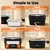 Vabaso 1.2L Cordless Electric Heated Lunch Box for Adults with APP Control