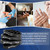 4 Pack Hand Exerciser Grip Strengthener, Finger Stretcher Hand Grip Resistance Bands Hand Strengthener Hand Strengthening Forearm Exerciser for Arthritis
