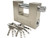 Maudex® MDP/70 Heavy Duty Lock with 0.59” Shackle Clearance & 0.46” Thick Bolt [Nickel Plated Finish] - [Anti Pick, Anti Drill Cylinder] - Ideal Lock for Storage Units with 10 Keys
