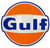 Signs 4 Fun Large Round Sign - Gulf Oil 24" Diameter
