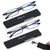2 Pack Ultra thin Lightweight Folding Reading Glasses Women Men TR90 Blue Light Blocking Anti UV/Eyestrain Foldable Compact Computer Readers Portable Unique Stretchable Slim Flat case Gunmetal, +3.5