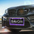 Bling License Plate Frames for Women 2 Pack, Rhinestone Crystal License Plate Cover with Bolts Washer Caps Univerasl Bling Car Accessories for Girls (Purple)