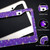 Bling License Plate Frames for Women 2 Pack, Rhinestone Crystal License Plate Cover with Bolts Washer Caps Univerasl Bling Car Accessories for Girls (Purple)