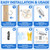 Clothes Line Pulley Kit, 164ft Polyester Clothes Line Rope Outdoors