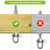SELEWARE Heavy Duty Swing Hanger with Bearings, 6 Pack Porch Swing Hardware