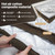 Unique Attic Door Insulation Cover, Foldable Energy Saving Attic Ladder Stairway Insulation Cover, Attic Tent Insulation Cover for Pull Down Stairs 56" X 28" X 13"