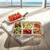 25 Pack 6 Compartment Disposable Paper Plates, Compostable Bagasse School Lunch Tray, Biodegradable Sugarcane Food Sectional Plates, Heavy-Duty Divided Platter Tray for Buffet Party, Microwave Safe
