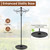TAGEPUJIE Adjustable Double Shepherd's Hook, 34-59 Inch Black Iron Stand for Indoor/Outdoor Use – Ideal for Hummingbird Feeders, Hanging Plants, Lanterns, Wind Chime