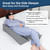 Fanwer 34" Wedge Pillow for Side Sleeping,Training for Side Sleeping with Detachable Small Wedge Pillow,Positioning Wedge for Side Sleeper,Back Support,Reducing Snoring,Preventing Bedsores