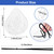AMZVIO Clear Eye Shield after Cataract Surgery,2 Pack,Breathable Ventilated Eye Patch Hard Plastic Eye Protection Covers for Adult Sleeping,with Adjustable Strap (Black)