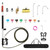 VEVOR 25 FT Pressure Washer Telescoping Wand, with Power Washer Extension Wands & High Pressure Hose, Brush Head, 7 Nozzles, Hose Adapter, Upgrade Support Belt, Storage Bag, 4000 PSI for High Cleaning