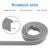 QDOCURO Shower Door T Drip Sweep Angled Framed Sweep 36" Long