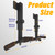 BDL Joist Mount Pull Up Bar Multifunctional Chin Up bar for Home Gym