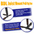 BDL Joist Mount Pull Up Bar Multifunctional Chin Up bar for Home Gym