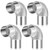 Tandefio 4 Pcs 2.36" Stove Pipe Elbow 90 Degree Stainless Steel Adapter