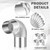 Tandefio 4 Pcs 2.36" Stove Pipe Elbow 90 Degree Stainless Steel Adapter