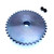 RHKING #40 Roller Chain Sprocket B Type 1" Bore Rust Prevention Hardened 40 Tooth