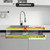 Stainless Steel Sink Grid and Protectors for Bottom of Kitchen Sink, 26" x 14" with Rear Drain for Single Sink Bowl (26" X 14 1/16")