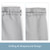 TYRON French Door Curtain Rod Adjustable 18-30 Inch, 2 Pack, Nickel