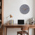 Mosewa Wall Clock 14" Battery Operated Silent Non-Ticking Simple Modern
