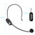 Bietrun Wireless Microphone Headset with 1/4''Plug, 165ft Range, UHF Wireless Headset Mic & Handheld Mic 2 in 1, for Karaoke Speaker, Amplifier, Speakers, PA System, Teaching, Fitness (Black)