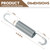 YRZHKS (2-Pack) 4-5/8 Inch Sofa Chair Mechanism Tension Spring for La-Z-Boy