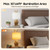 WPORDE Rabbit Table Lamp for Bedroomm, Resin Desk Light Golden Night Stand Light Table Lamp 110V with E26 Bulb Base Bedside Lighting Fixtures for Living Room Study Room