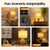 WPORDE Rabbit Table Lamp for Bedroomm, Resin Desk Light Golden Night Stand Light Table Lamp 110V with E26 Bulb Base Bedside Lighting Fixtures for Living Room Study Room