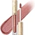 FOCALLURE Metallic Liquid Lipstick,Non Stick Cup Lip Gloss,High Impact Lip Color with Transfer-proof Wear,Long Lasting & Waterproof Lipstick Makeup for Women,Rope Brun