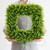 PETALYN 24 Inch Large Square Wreath Spring Summer Artificial Green Wreaths