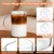 Sieral 2 Pack 33.8 oz Glass Tumbler with Straw and Lid Large Glass Cup with Handles Iced Coffee Glasses Reusable Drinking Glasses Set for Iced Coffee Smoothies Drink Juice for Birthday Valentine Gift