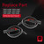 Motarithl Pair Roof Drip Molding Weatherstrip Compatible with Tacoma 16-23