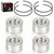 4pcs Front Rear Wheel Bearing & Circlip for Can-Am Maverick X3 MAX Turbo RR