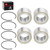 4pcs Front Rear Wheel Bearing & Circlip for Can-Am Maverick X3 MAX Turbo RR