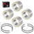 4pcs Front Rear Wheel Bearing & Circlip for Can-Am Maverick X3 MAX Turbo RR