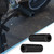 uxcell 1 Pair 12mm 15mm Inner Diameter Rubber Nonslip Footrest Pedal Foot Peg Cover Shell Black for Motorcycle