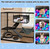 Ferret Ball Pit Hammock for Cage with 60 Colorful Play Balls, Interactive Hanging Enrichment Toy, Compatible with Ferret Tunnel Systems, Fun Activity Center for Ferrets and Small Animals