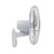Comfort Zone Oscillating Wall Mount Fan with Remote Control, Timer, Auto Shut Off, Adjustable Tilt, Quiet, 16 inch, 3 Speed, Ideal for Home, Bedroom, Gym & Office, Airflow 14.07 ft/sec, CZ16WR